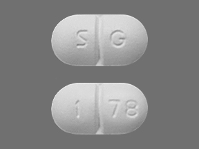 Gabapentin 800 mg ScieGen Pharmaceuticals SG 1 78 Pill – white capsule/oblong, 19mm